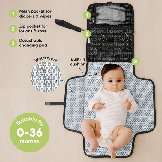 Ezee Diaper Changing Pad (Pixel)