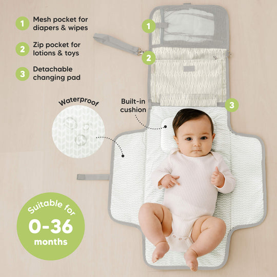 Ezee Diaper Changing Pad (Prism)