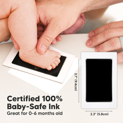 Certified 100% Baby-Safe Ink: Great for 0–6 months old, 2.3" x 3.7" (5.8cm x 9.4cm)
 25745065377978