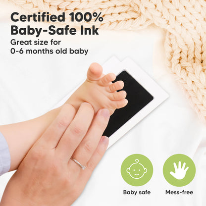 Certified 100% baby-safe ink suitable for 0–6 months old babies. 25750612934842