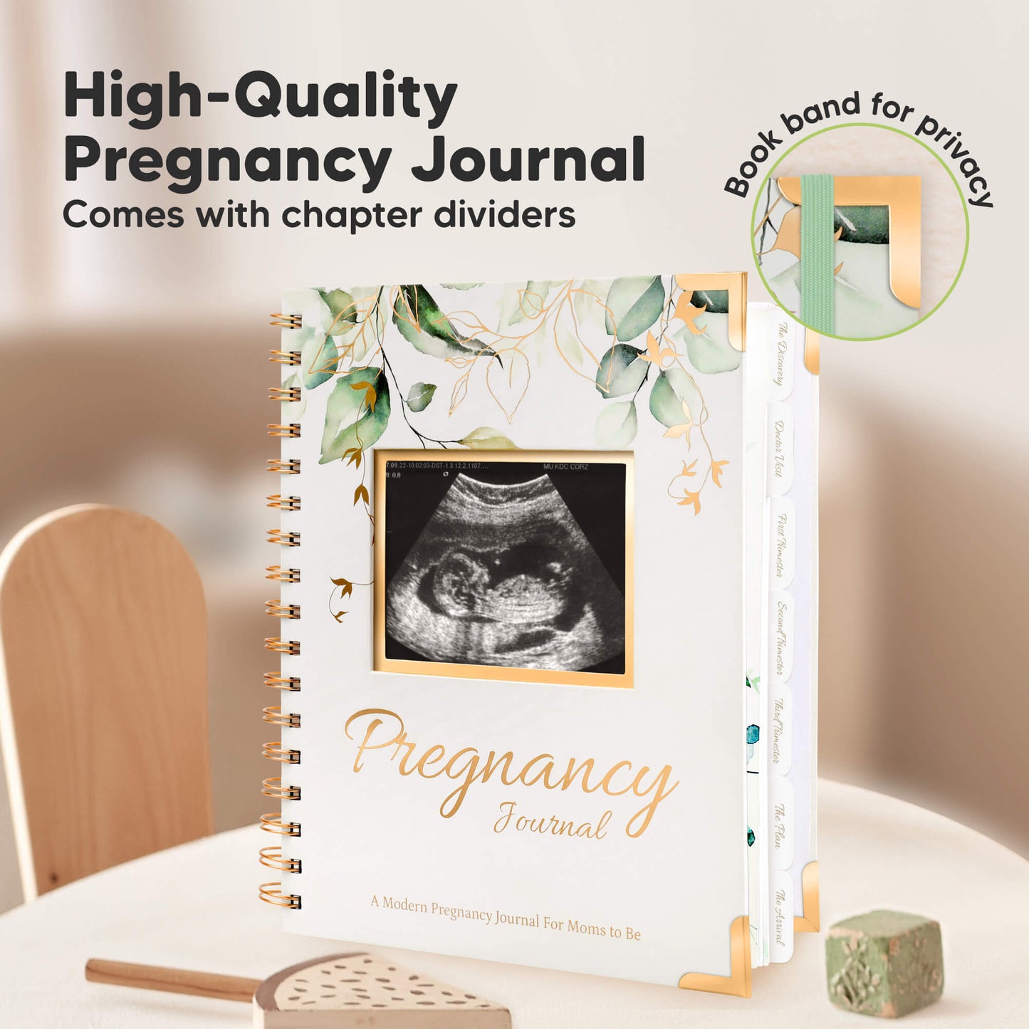 High-Quality Pregnancy Journal: Comes with chapter dividers
 30152293318842