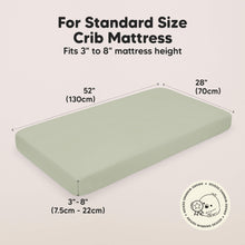 Load image into Gallery viewer, Isla Fitted Crib Sheets (Foxtrot)
