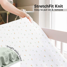 Load image into Gallery viewer, Isla Fitted Crib Sheets (Wildflowers)
