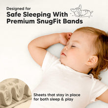 Load image into Gallery viewer, Isla Fitted Mini Crib Sheets (Khaki)
