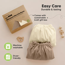 Load image into Gallery viewer, 2-Pack Isla [Protect+] Waterproof Mini Crib Sheets (Latte)
