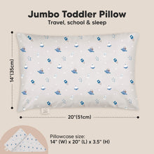 Load image into Gallery viewer, Jumbo Toddler Pillow with Pillowcase (Cosmo)
