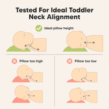 Load image into Gallery viewer, Jumbo Toddler Pillow with Pillowcase (Flutter)
