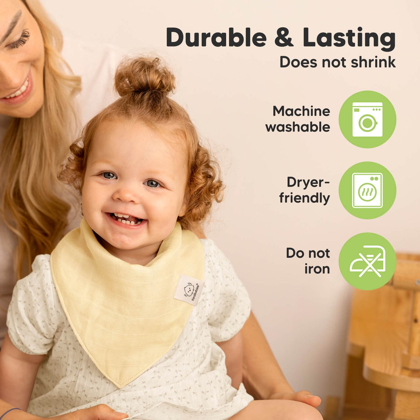 Durable & Lasting, does not shrink, machine washable and dryer-friendly, do not iron.
 26659616915642