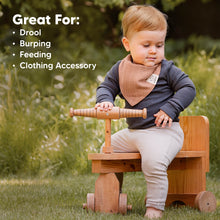 Load image into Gallery viewer, 8-Pack Lumi Muslin Bandana Bibs
