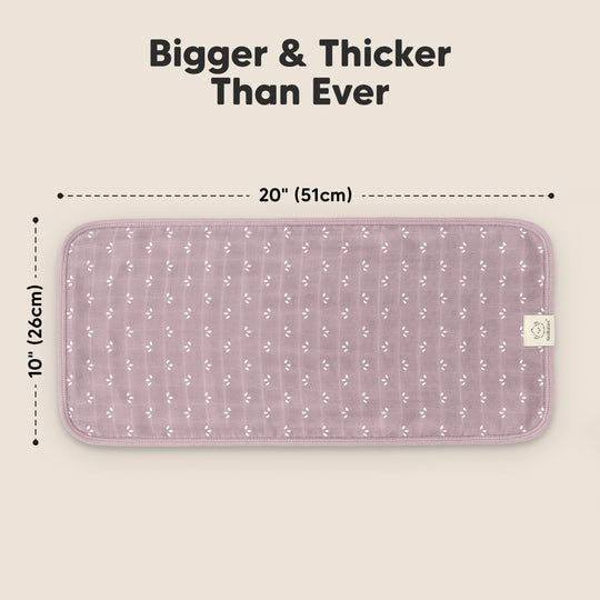 5-Pack Lumi Muslin Burp Cloths (Bloom)