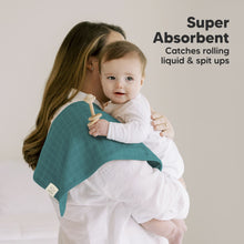 Load image into Gallery viewer, 5-Pack Lumi Muslin Burp Cloths (Eclipse)
