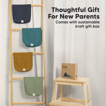 Load image into Gallery viewer, 5-Pack Lumi Muslin Burp Cloths (Eclipse)
