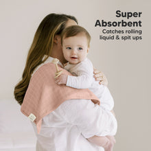 Load image into Gallery viewer, 5-Pack Lumi Muslin Burp Cloths (Lavender)
