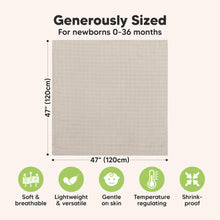 Load image into Gallery viewer, Lumi Muslin Swaddle Blankets (Mirage)
