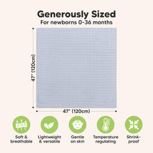 Load image into Gallery viewer, Lumi Muslin Swaddle Blankets (Nimbus)
