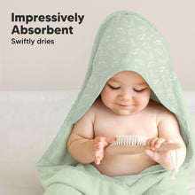 Load image into Gallery viewer, Luxe Baby Hooded Towel (Dinos)
