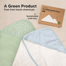 Load image into Gallery viewer, Luxe Baby Hooded Towel (Lunaris)
