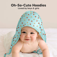 Load image into Gallery viewer, Luxe Baby Hooded Towel (Melon Beat)
