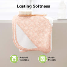 Load image into Gallery viewer, Luxe Baby Hooded Towel (Crystal)
