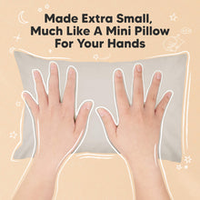 Load image into Gallery viewer, Mini Toddler Pillow With Pillowcase (French Gray)
