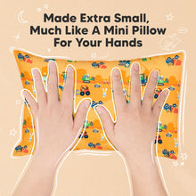 Load image into Gallery viewer, Mini Toddler Pillow With Pillowcase (Little Builders)
