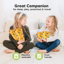 Load image into Gallery viewer, Mini Toddler Pillow With Pillowcase (Little Builders)
