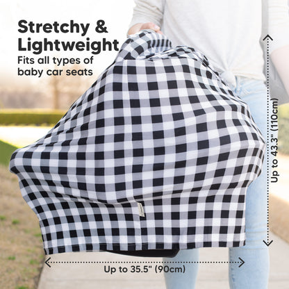 Stretchy & Lightweight, Fits all types of baby car seats, Length Up to 43.3" or 110cm and Width Up to 35.5" or 90cm 28265828909242