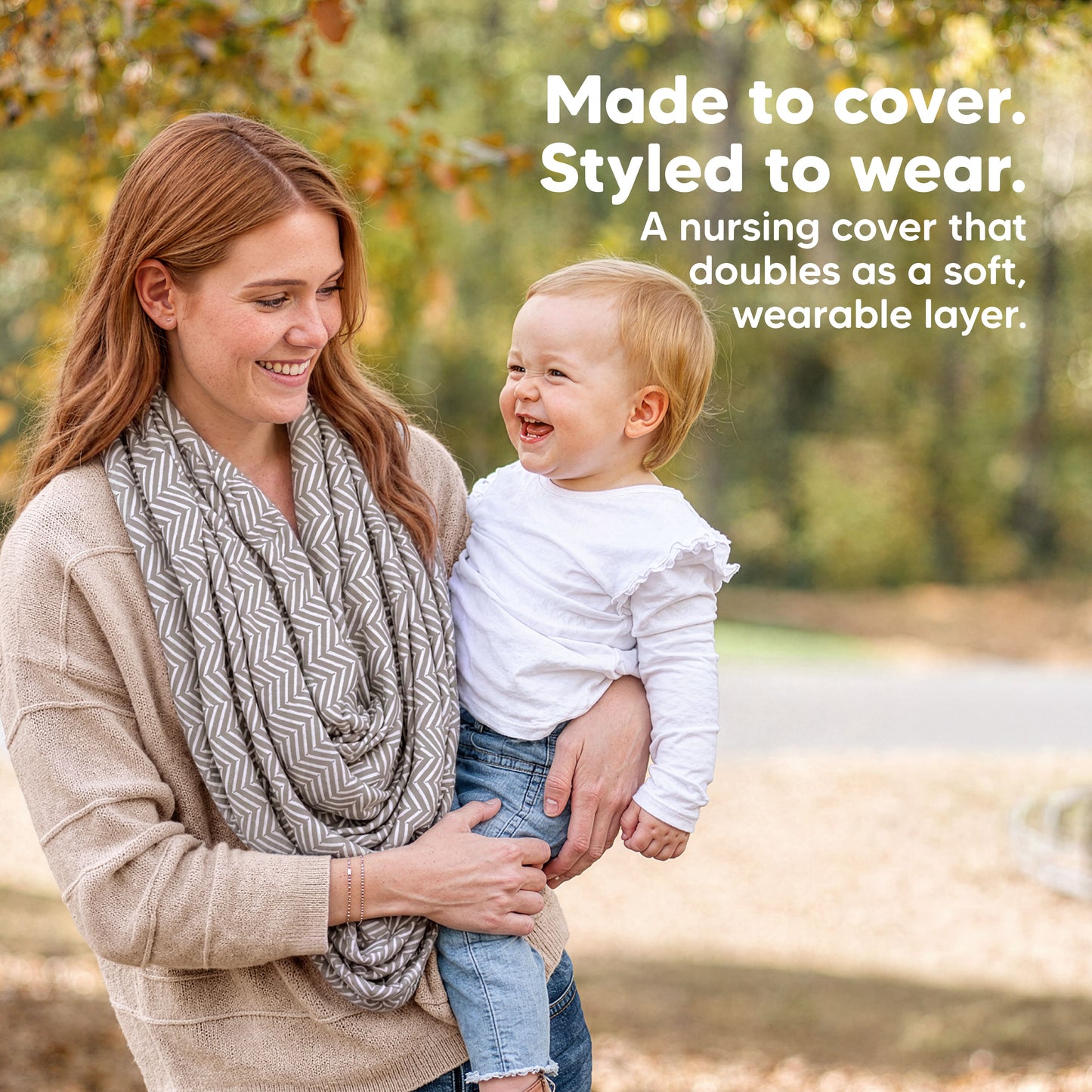 Made to cover. Styled to wear.
A nursing cover that doubles as a soft, wearable layer. 33660034646202