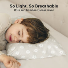 Load image into Gallery viewer, Cuddly Toddler Pillow with Pillowcase (Meadow)
