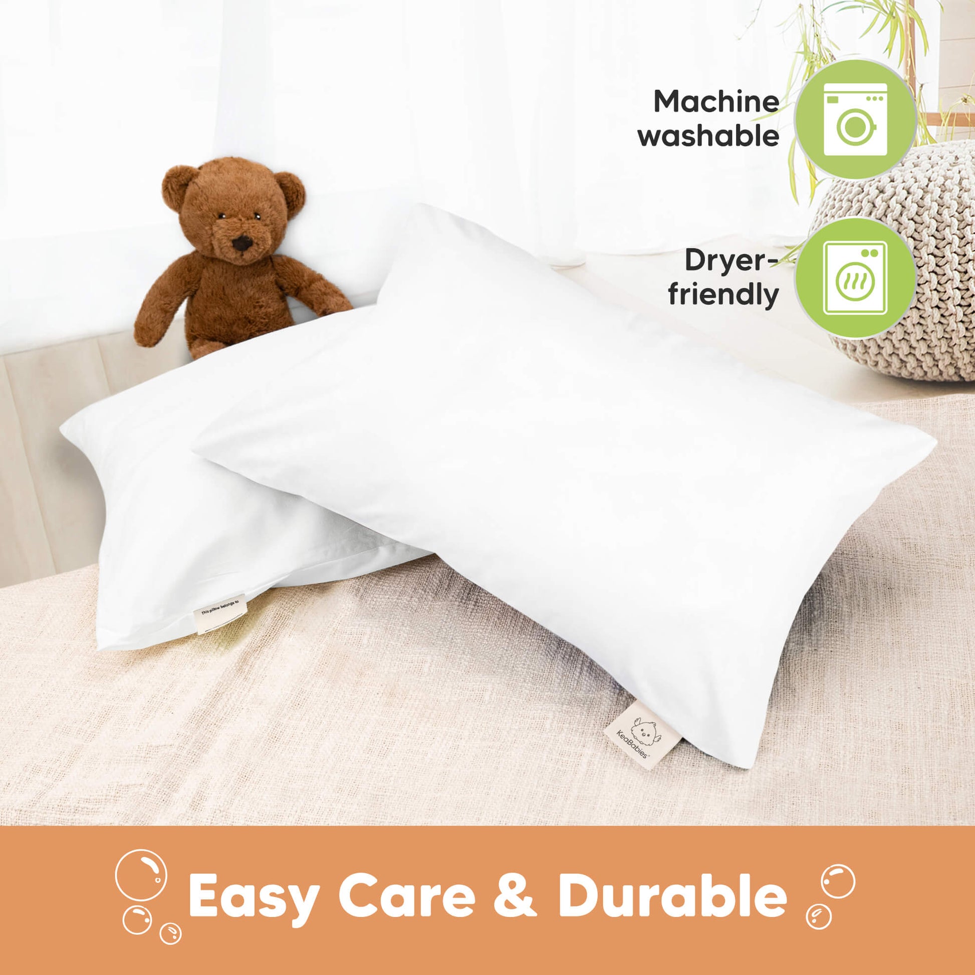 Easy Care & Durable

Machine washable
Dryer friendly
 30764958810298