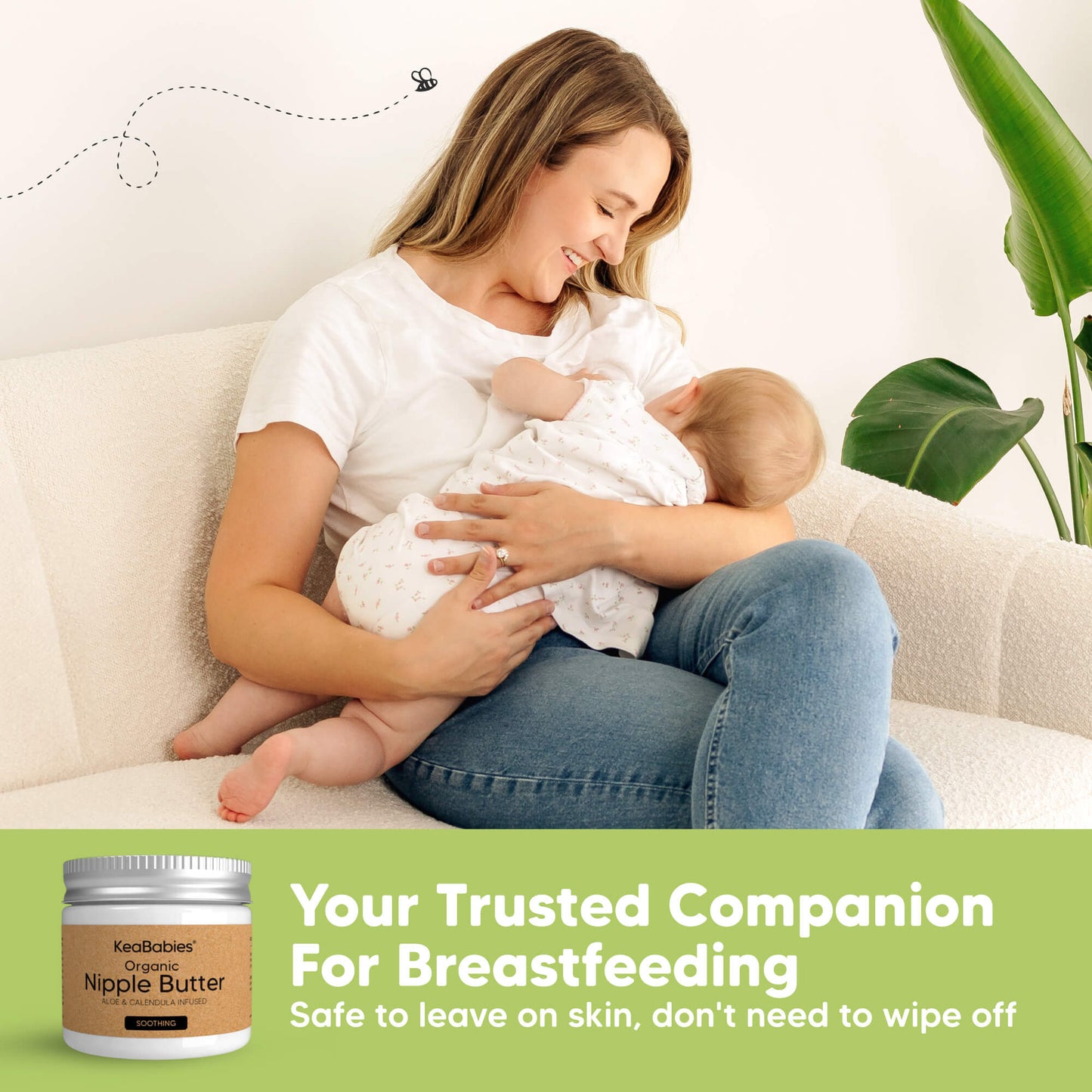Your Trusted Companion For Breastfeeding
Safe to leave on skin, don’t need to wipe off
 29434162184378