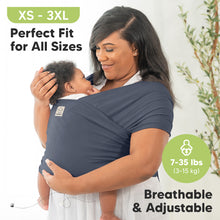 Load image into Gallery viewer, KeaBabies Original Wrap Carrier (Raven)
