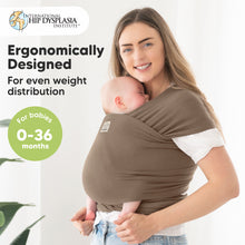 Load image into Gallery viewer, KeaBabies Original Wrap Carrier (Saddle Brown)
