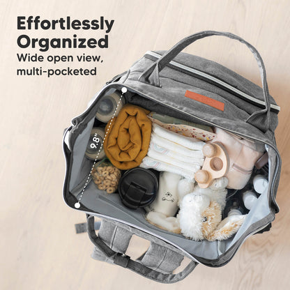Effortlessly Organized Wide open view multi-pocketed 26089107194042