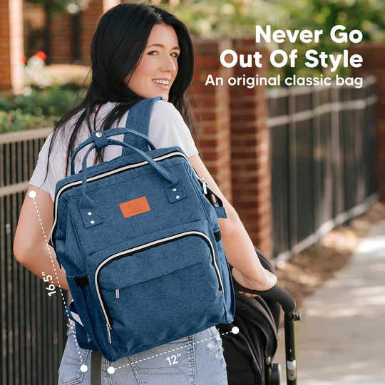 Original Diaper Bag (Navy Blue)