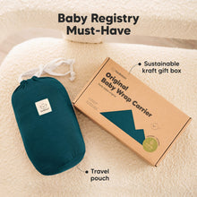 Load image into Gallery viewer, KeaBabies Original Wrap Carrier (Peacock Green)
