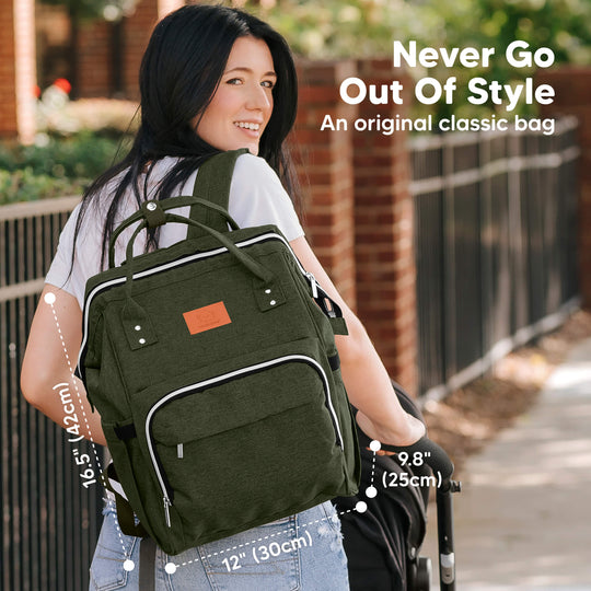 Original Diaper Bag (Dark Olive)