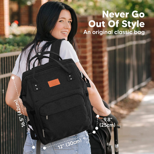 Original Diaper Bag (Trendy Black)