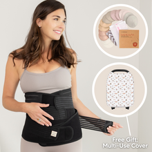 Load image into Gallery viewer, Postpartum Belt Bundle [2 Postpartum Belts + 14 Pack Nursing Pads + Free Gift]
