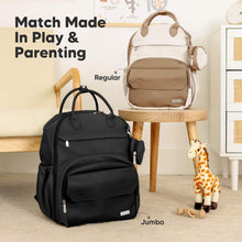Load image into Gallery viewer, Play Diaper Bag (Trendy Black)

