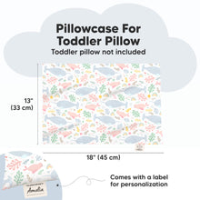 Load image into Gallery viewer, Printed Toddler Pillowcase 13X18&quot; (Narwhal)
