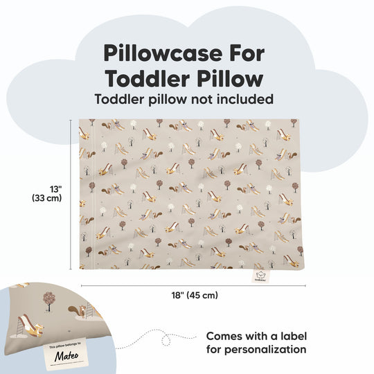 Printed Toddler Pillowcase 13X18" (Play Park)