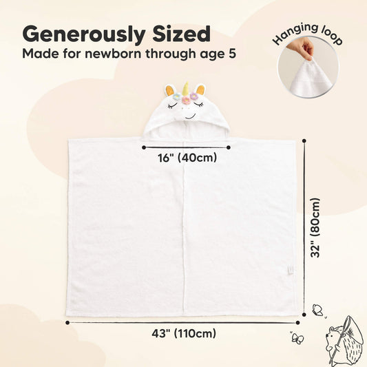 Generously Sized
Made for newborn through age 5

43" (110 cm)
32" (80 cm)
16" (40 cm)
-on-hover