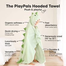 Load image into Gallery viewer, PlayPals Hooded Towel (Draco)
