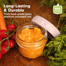 Load image into Gallery viewer, Prep Jars Baby Food Storage Glass Container (Roseate)
