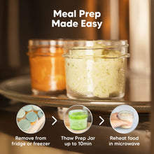 Load image into Gallery viewer, Prep Jars Baby Food Storage Glass Container (Sage)

