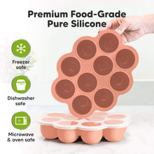 Load image into Gallery viewer, Prep Silicone Baby Food Tray (Roseate)
