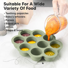 Load image into Gallery viewer, Prep Silicone Baby Food Tray (Sage)
