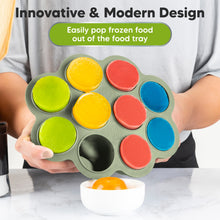 Load image into Gallery viewer, Prep Silicone Baby Food Tray (Sage)
