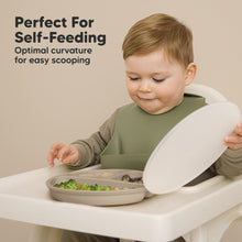 Load image into Gallery viewer, 3-Pack Prep Silicone Suction Plates with Lids (Burgundy)
